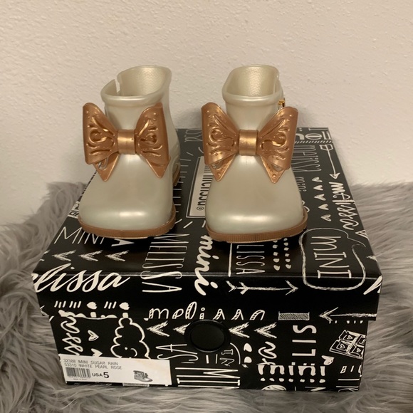 Mini Melissa Rain boots